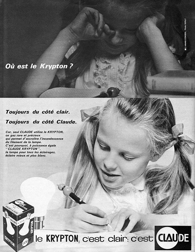 Advert Claude 1964