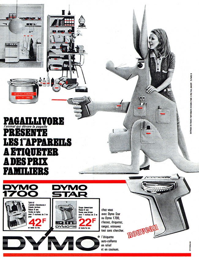 Advert Dymo 1968
