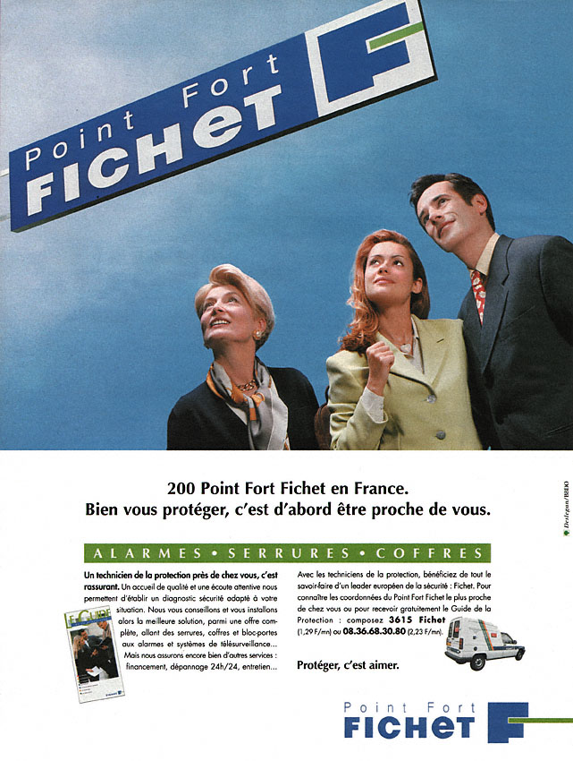 Advert Fichet 1996