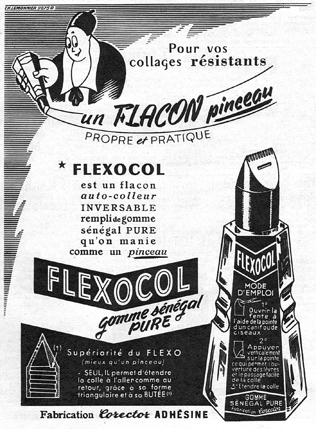 Advert Flexocol 1951