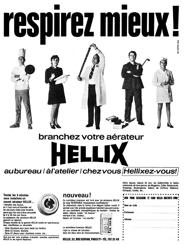 Advert Hellix 1970