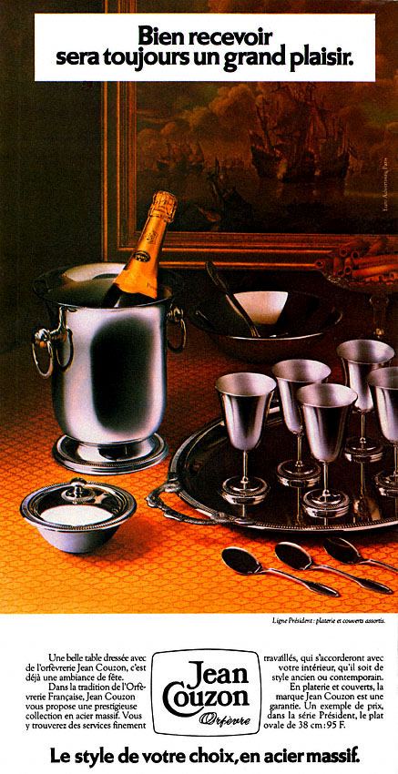 Advert Jean Couzon 1978