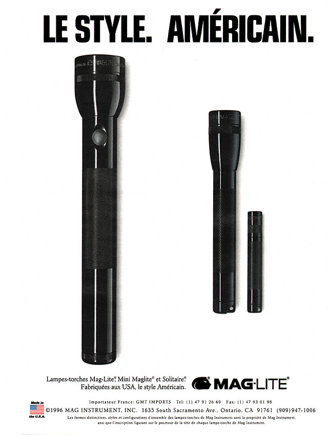 Advert Maglite 1997