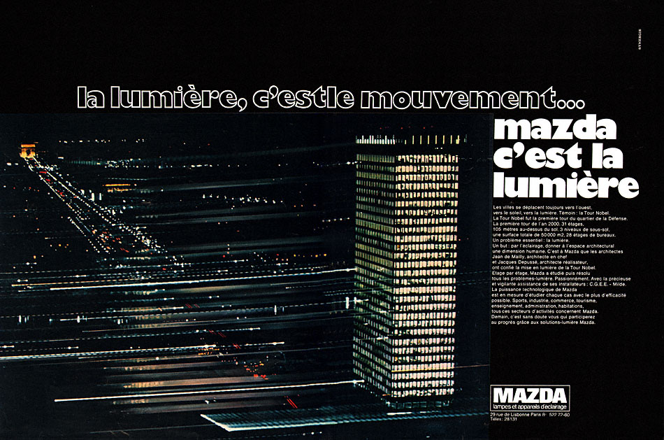 Advert Mazda 1970