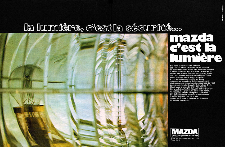 Advert Mazda 1970