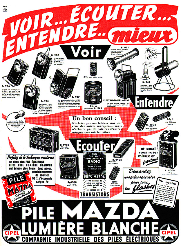 Advert Mazda 1957