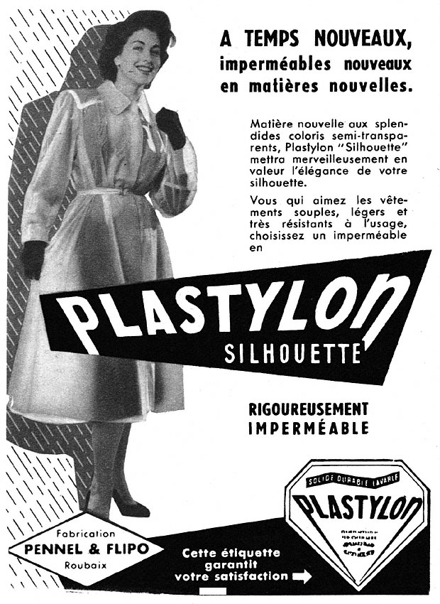 Advert Plastylon 1955