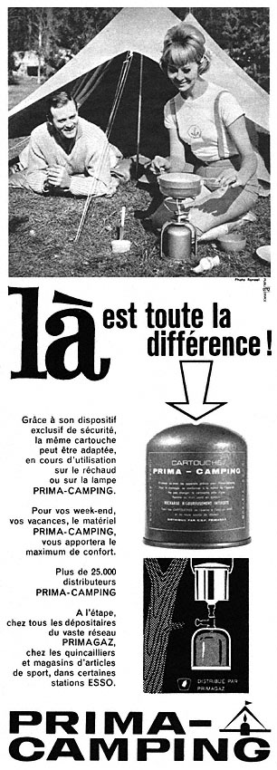 Advert Primagaz 1962