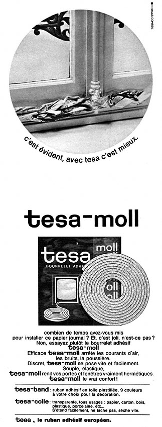 Advert Tesa 1966