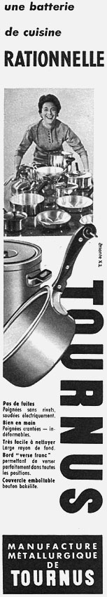 Advert Tournus 1958