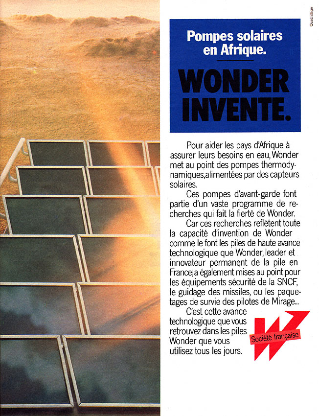 Advert Wonder 1984