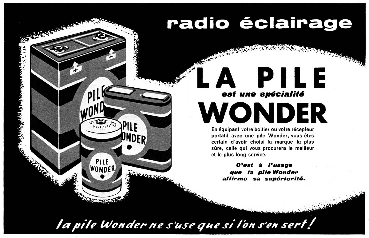 Advert Wonder 1959