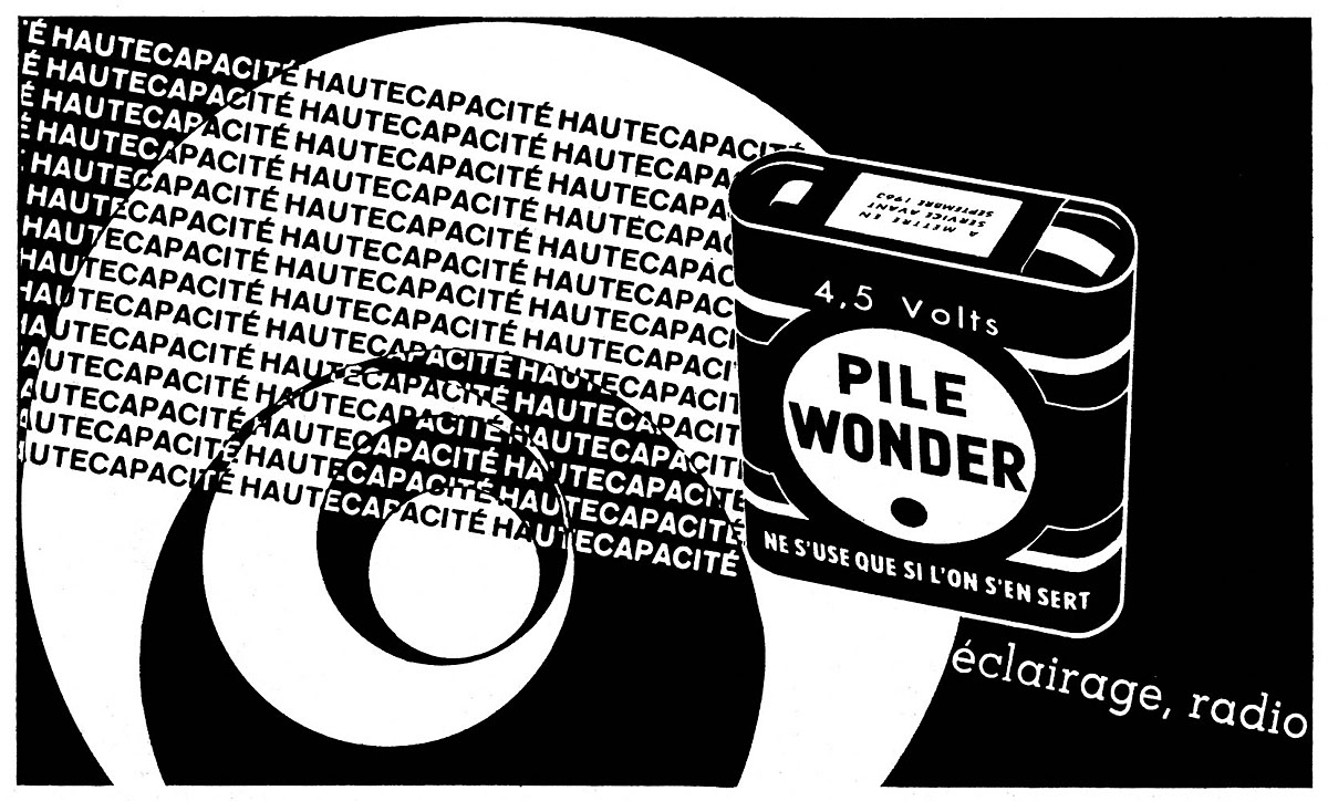 Advert Wonder 1961
