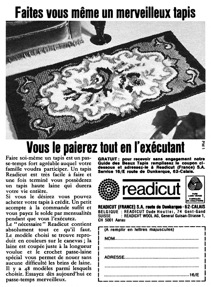 Advert Misc. 1969