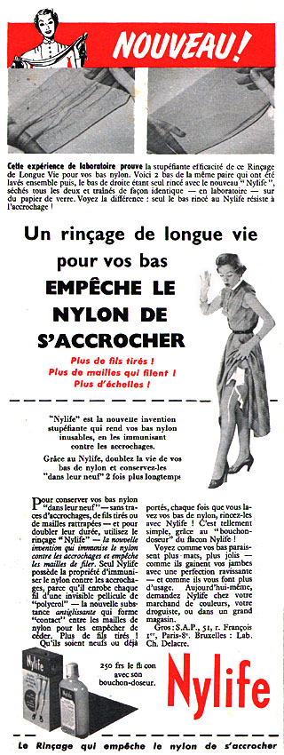 Advert Nylife 1954