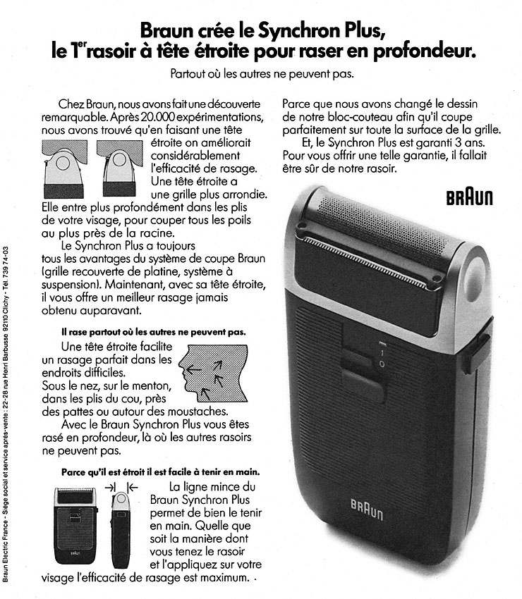 Advert Braun 1974