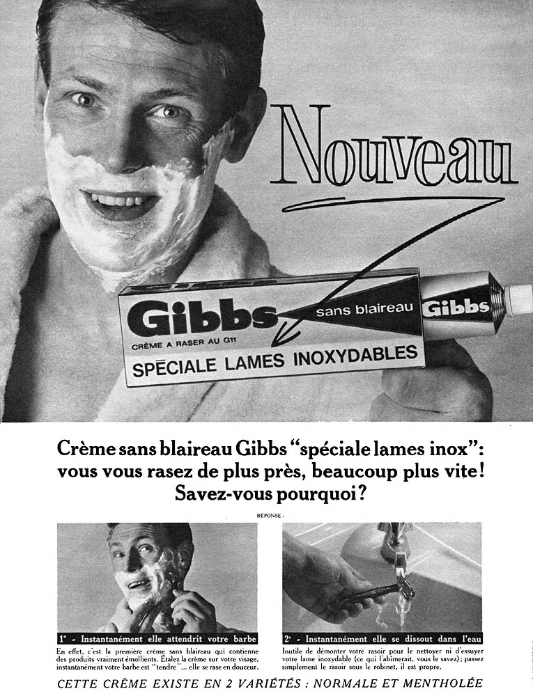 Advert Gibbs 1966