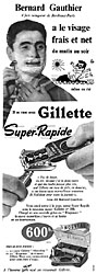 Advert Gilette 1957