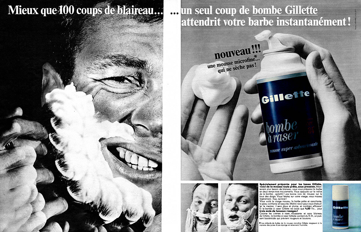 Advert Gilette 1966