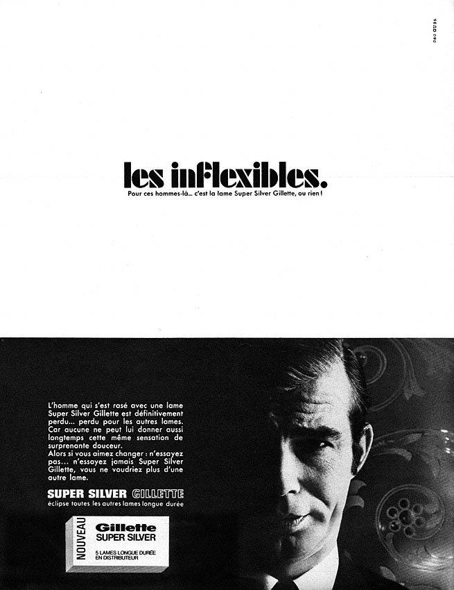 Advert Gilette 1967
