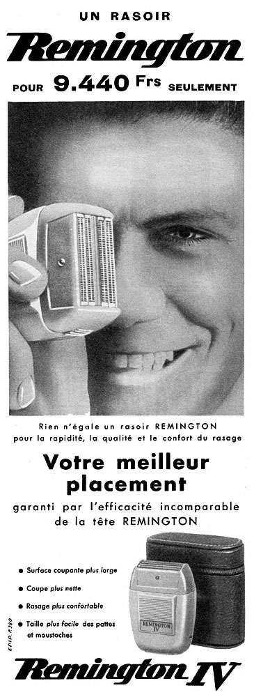 Advert Remington 1958