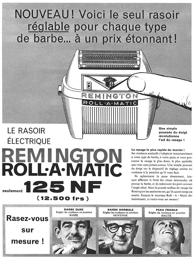 Advert Remington 1960