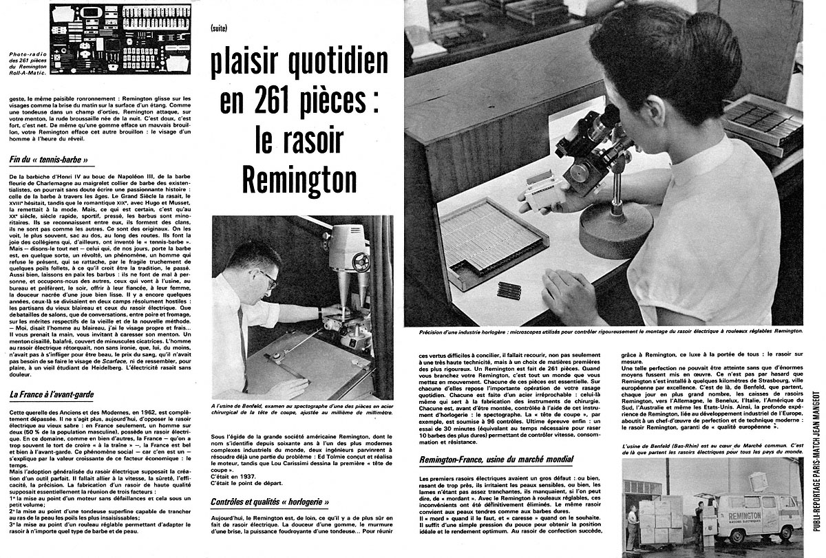 Advert Remington 1962