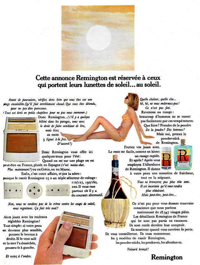 Advert Remington 1964