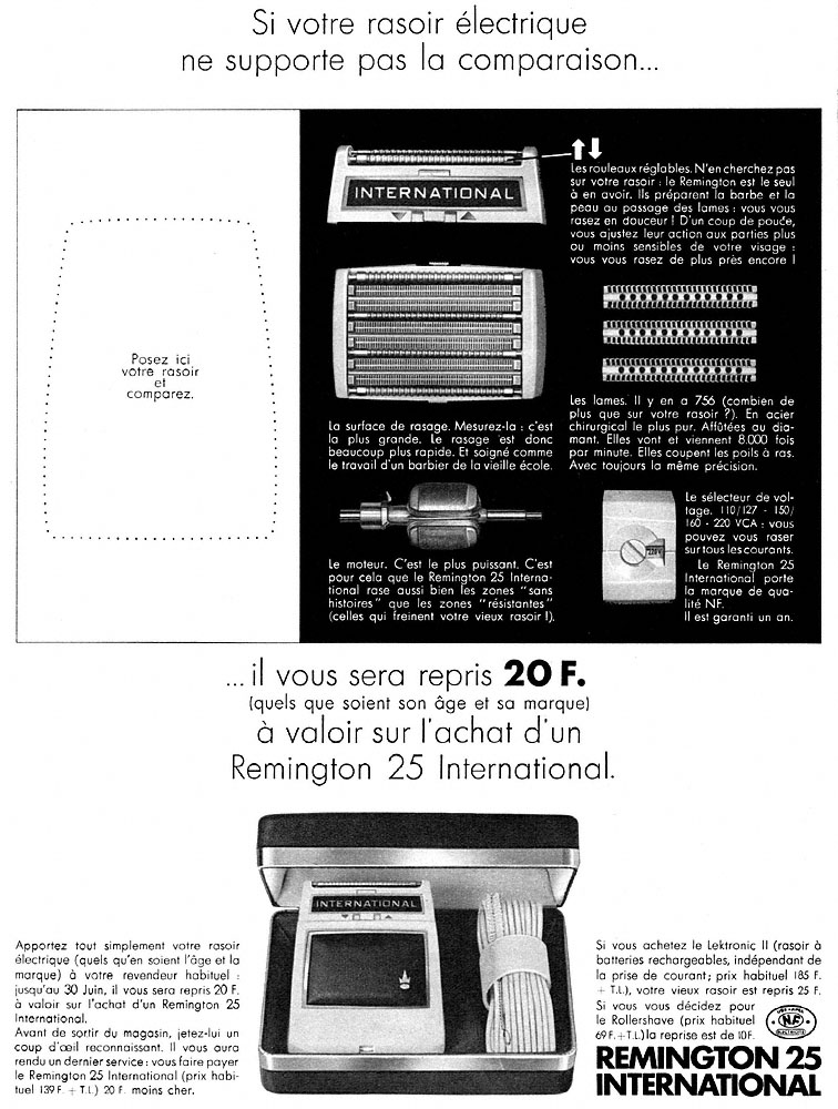 Advert Remington 1965