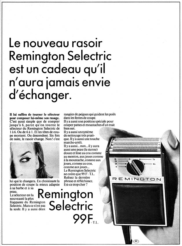 Advert Remington 1965