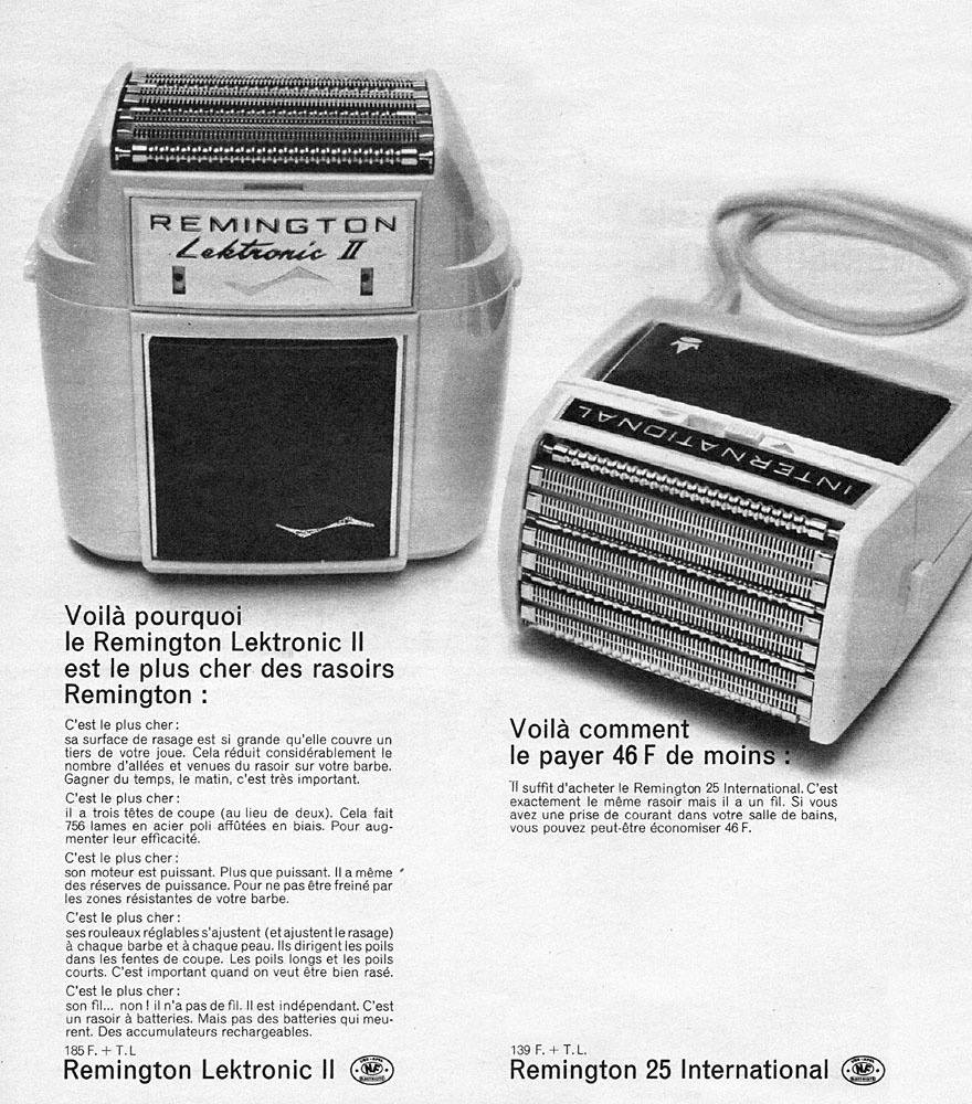 Advert Remington 1966