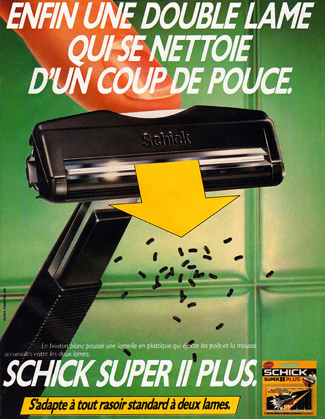 Advert Schick 1979