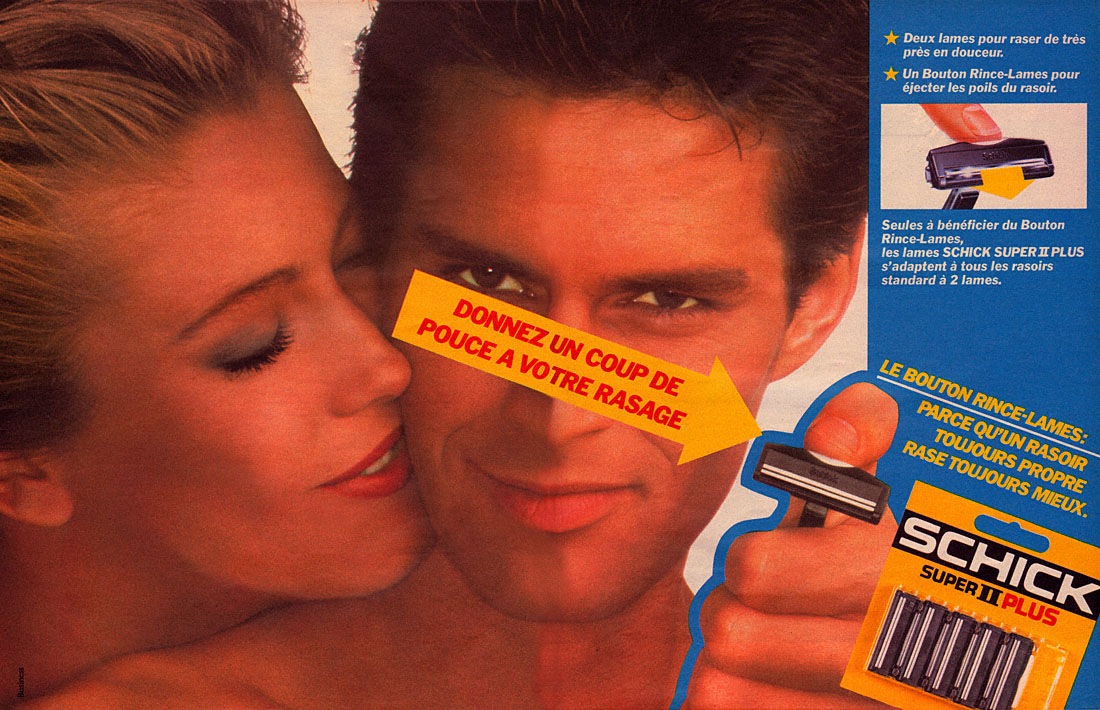 Advert Schick 1983