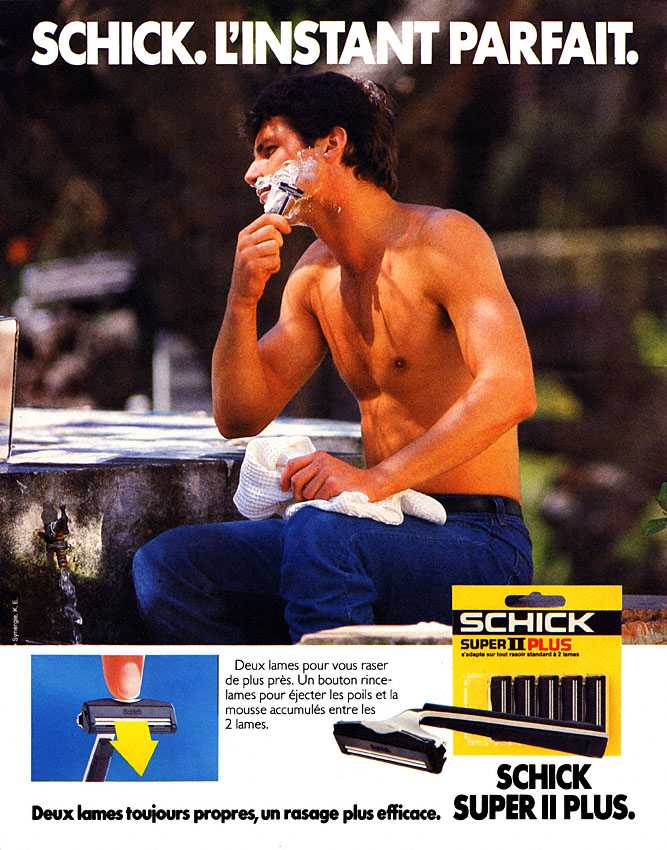 Advert Schick 1984