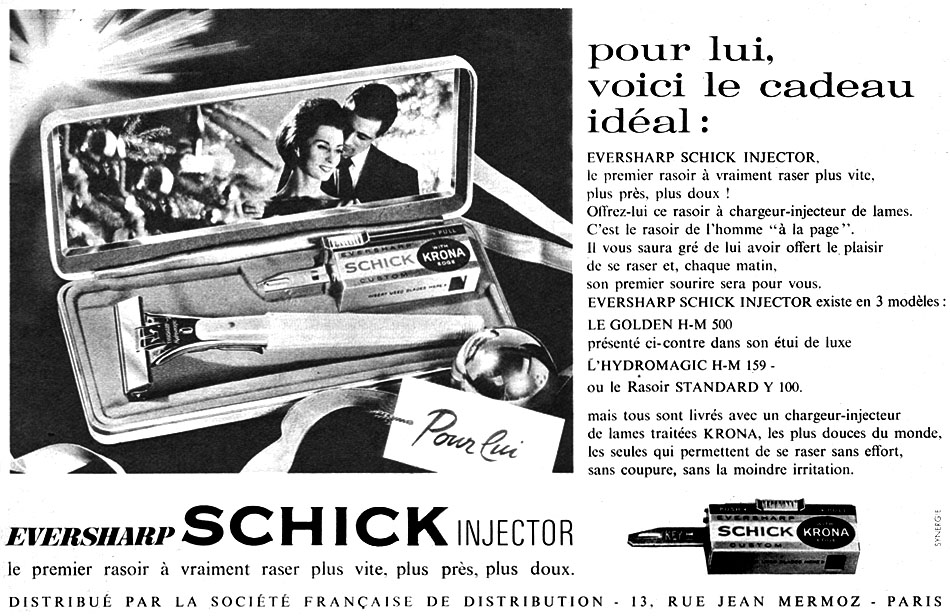 Advert Schick 1961