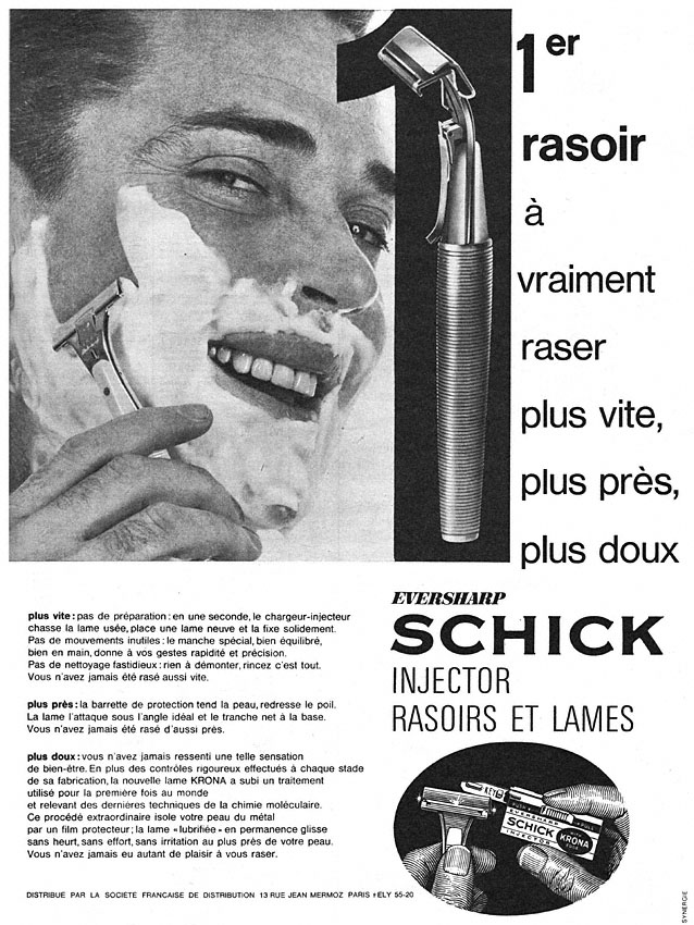 Advert Schick 1962