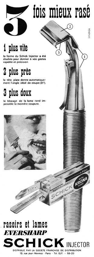 Advert Schick 1962