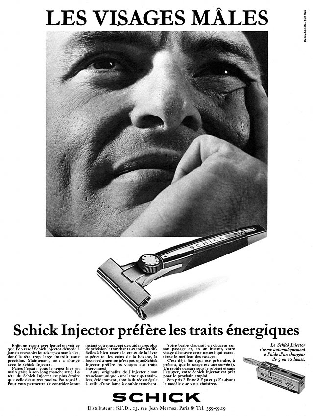 Advert Schick 1968