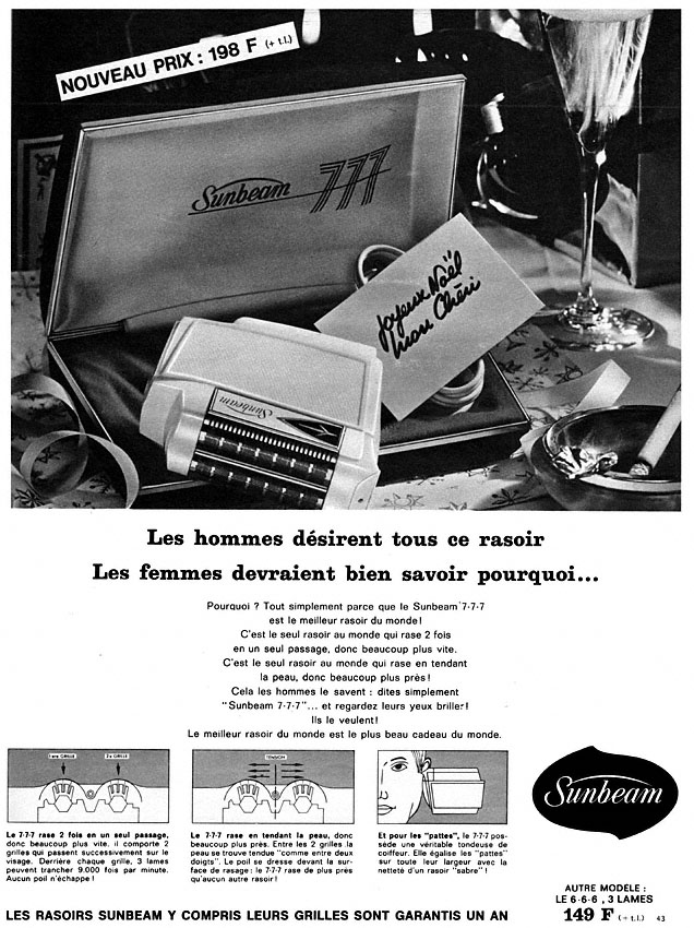 Advert Sunbeam 1966