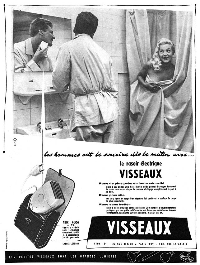 Advert Visseaux 1955