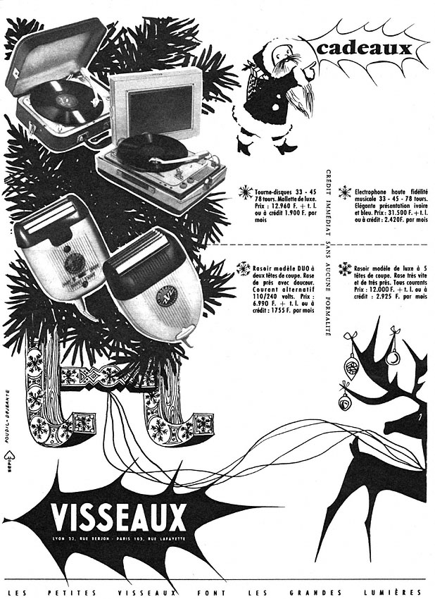 Advert Visseaux 1955
