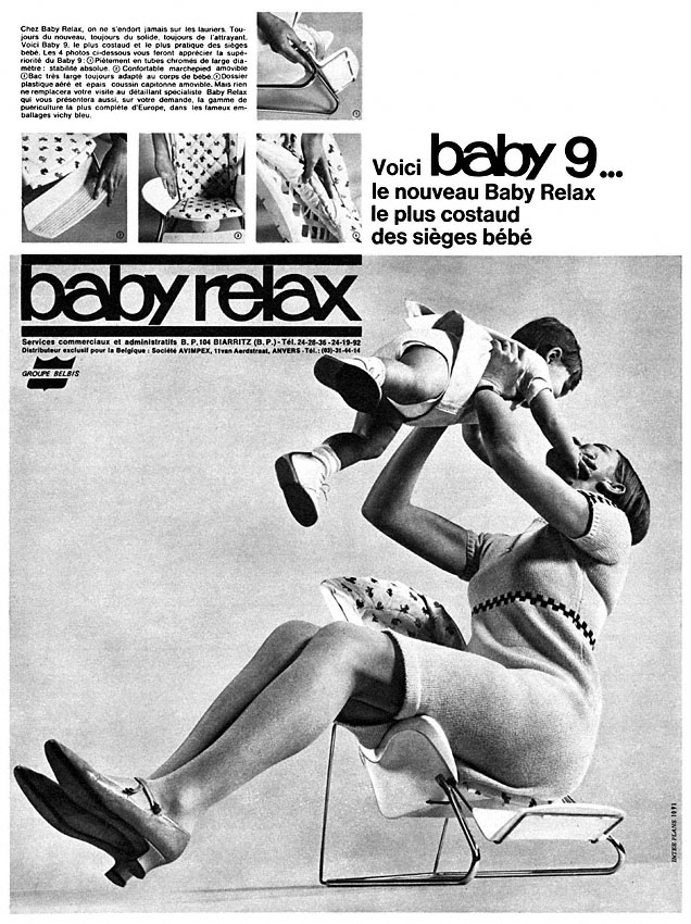 Advert Baby Relax 1966