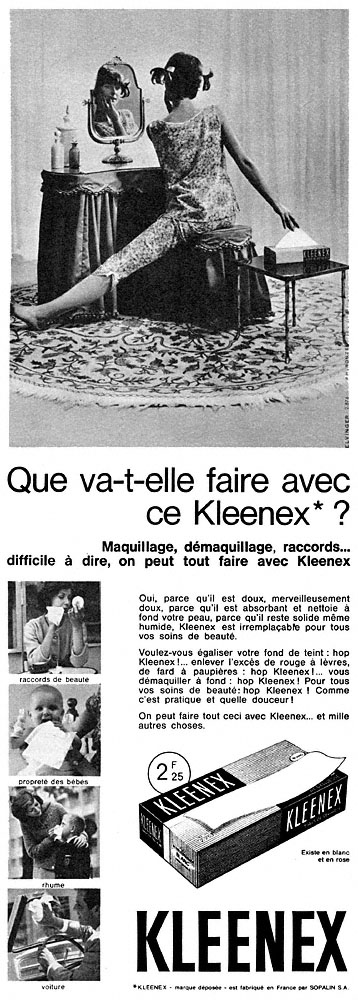 Advert Kleenex 1964