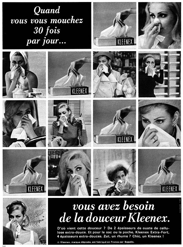 Advert Kleenex 1967