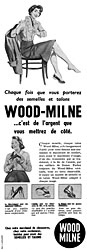 Advert Wood Milne 1954