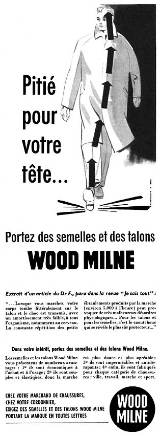 Advert Wood Milne 1955