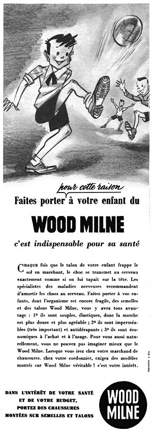 Advert Wood Milne 1955