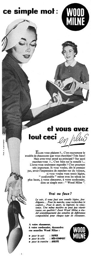 Advert Wood Milne 1957