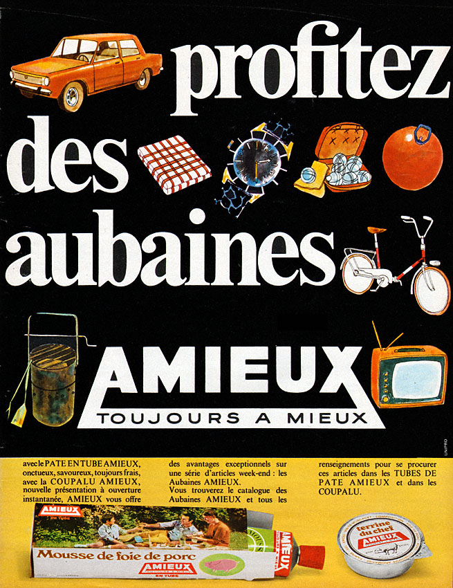 Advert Amieux 1969