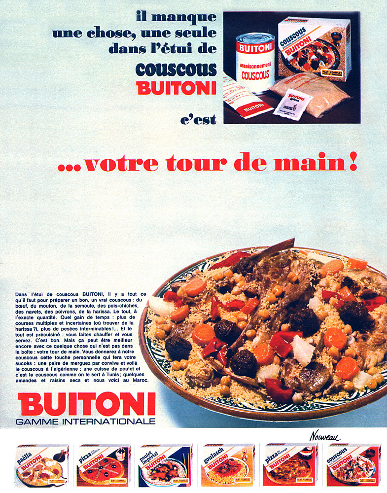 Advert Buitoni 1969